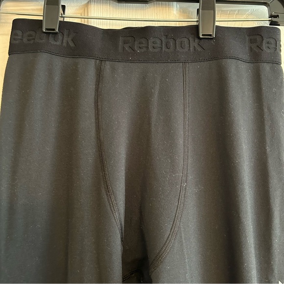 Reebok Men's black leggings bas layer Speedwick pants size Medium - Picture 4 of 7